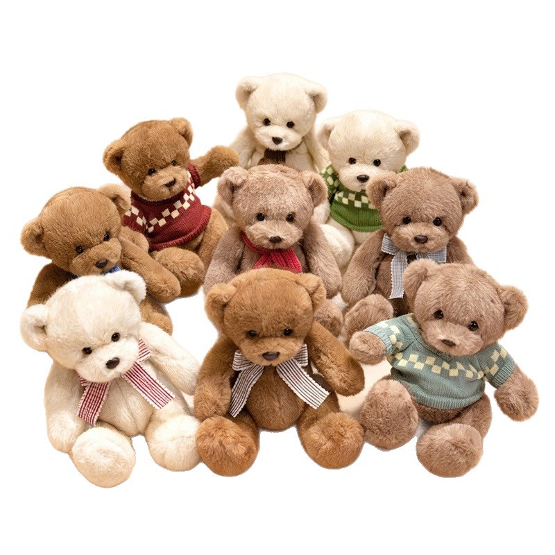 Bonito pacificador Teddy Bear muñeca muñeca de peluche muñeca de tela regalo de cumpleaños novia sorpresa de día de San Valentín