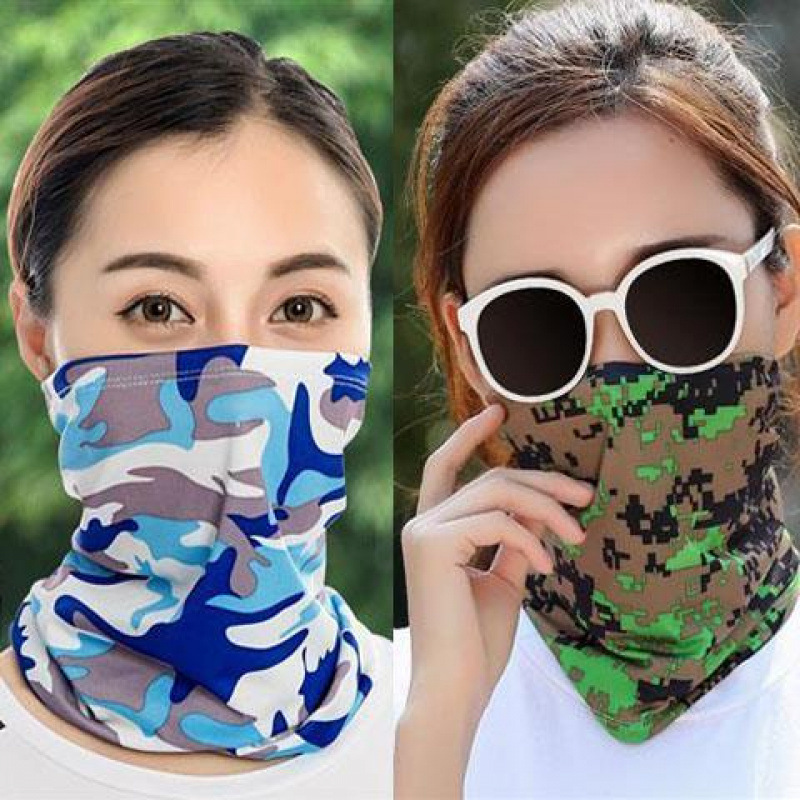 Hielo seda turbante mágico de verano deportivo al aire libre para hombres y mujeres cuello pañuelo de bicicleta máscara de pesca cuello delgado comercio exterior