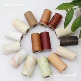 白色踢脚线贴纸自粘 客厅地板卫生间瓷砖装饰地脚线仿木纹pvc