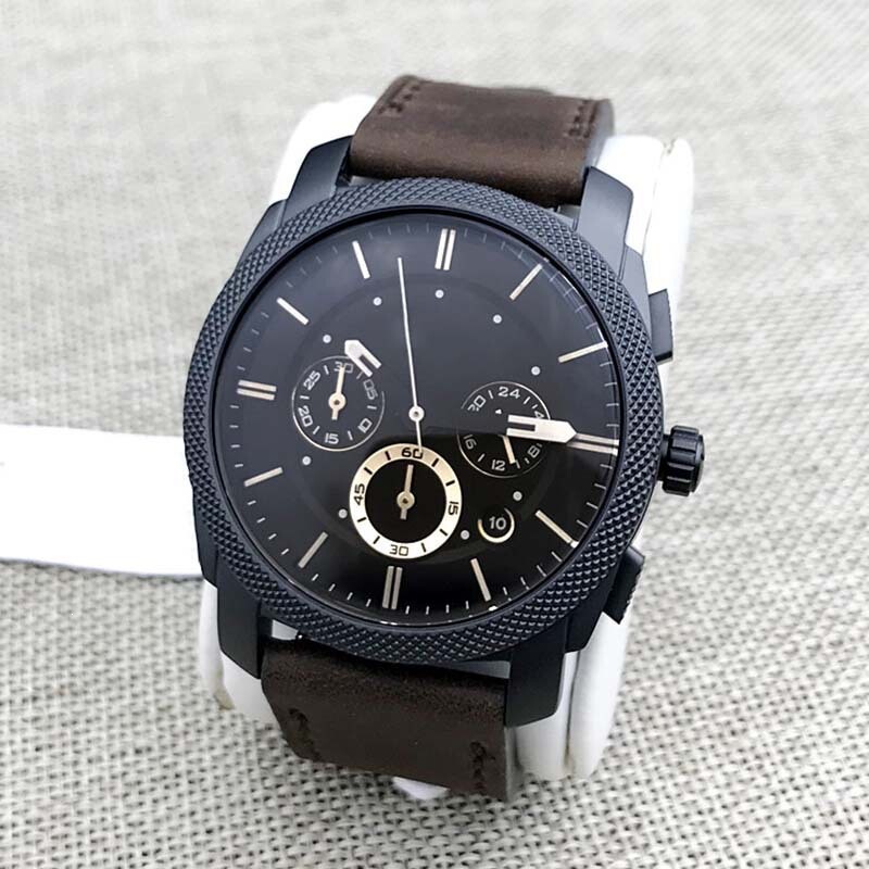 Wholesale new FOSIL watch steel band chronograph calendar quartz waterproof FS4656/FS4682/FS5586 men's watch