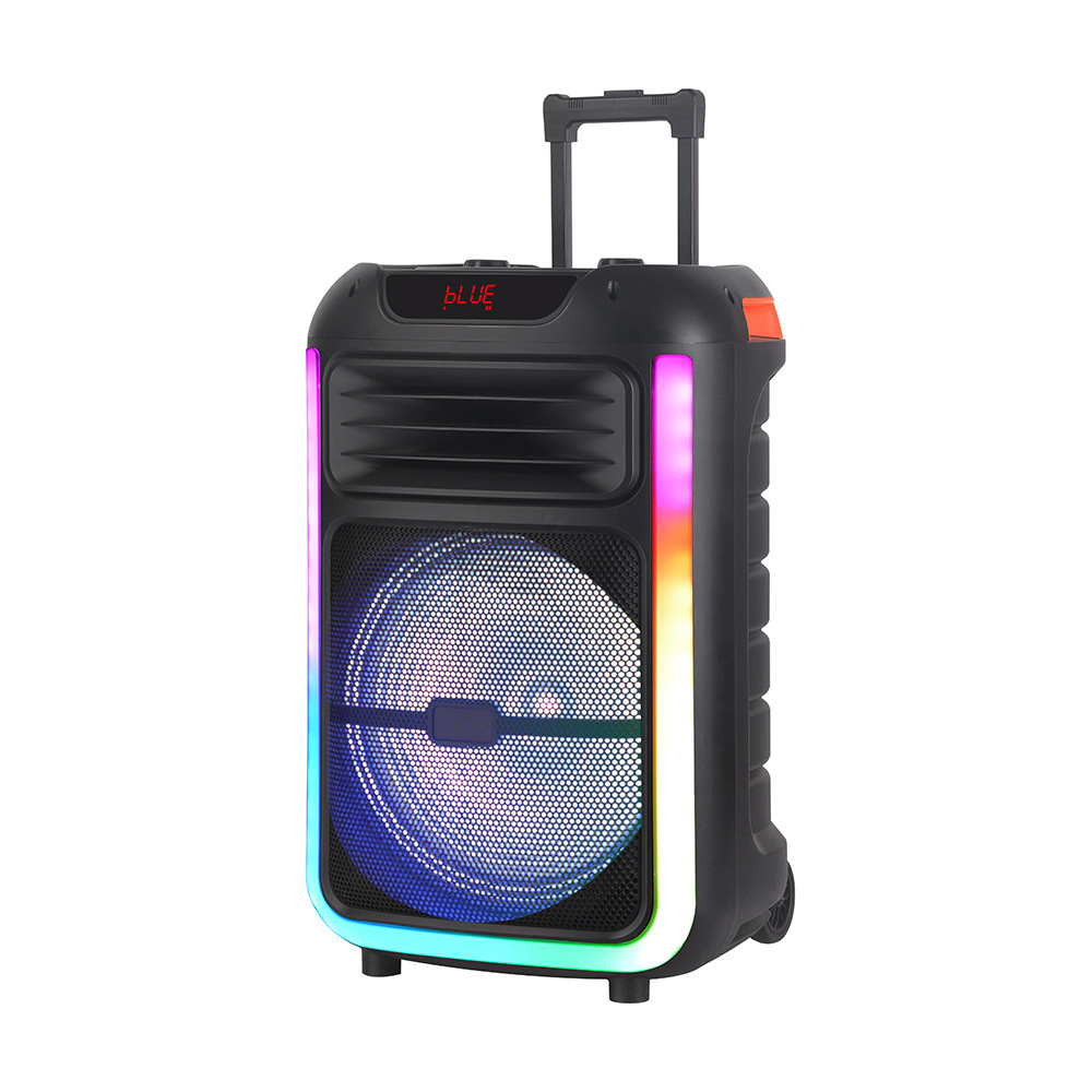 NDR - 325 altavoz bluetooth 15 pulgadas barra de tracción al aire libre portátil luz móvil sonido 5.0 subwoofer estéreo