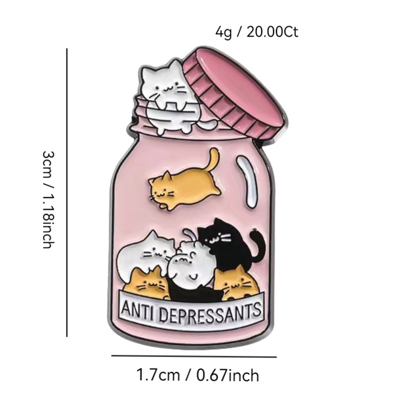 Cute Style Cute Pin Letter Cat Zinc Alloy Enamel Stoving Varnish Unisex Brooches