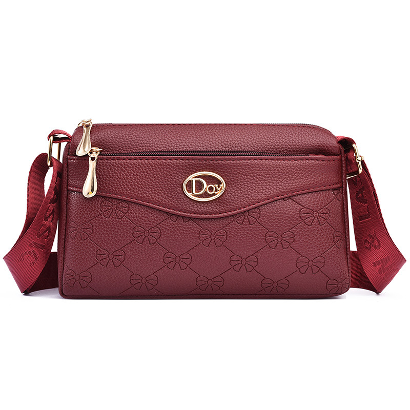 Bolsos de mujer de venta caliente transfronterizos Bolsos de mensajero de mujer rentables Bolsos de madre de mediana edad de un solo hombro de moda de cara suave