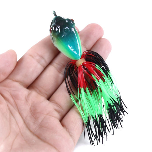 Japanese tadpole frog black fish specializes in killing thunder frogs, big and small, single hook heavy grass area small black fish Luya bait fo033