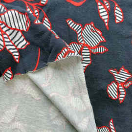 小毛圈印花 卫衣布鱼鳞布印花 全棉拉架毛圈布印花  现货