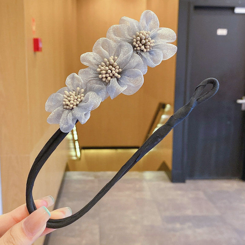 盘发棒丸子头神器女2025新款绣球花盘发器气质百搭懒人花包头发饰|undefined