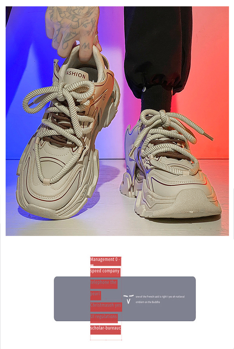 Internet famous men's winter versatile casual leather surface waterproof sports running thick sole height increasing_voghion.com