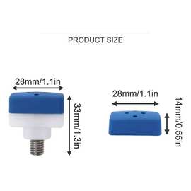 1套 颜色：图片色 材质：塑料 汽车凹陷修复工具 M8螺纹接口 整平