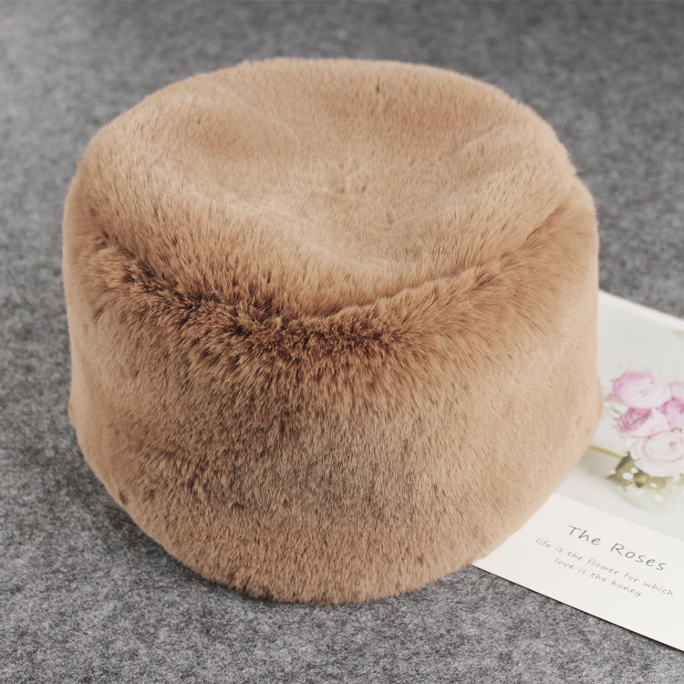Sombrero de peluche de otoño e invierno para mujer, cálido y sombrero de madre, coreano, casual, salvaje, suave, niña, cálido, sombrero de otoño e invierno para mujer