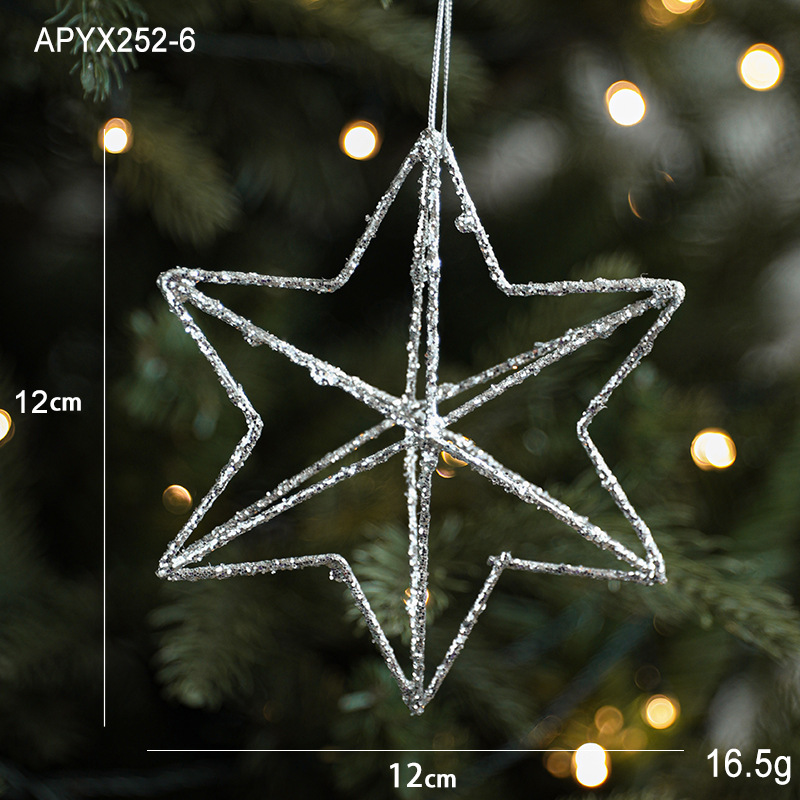 Estrella de plata de seis puntas