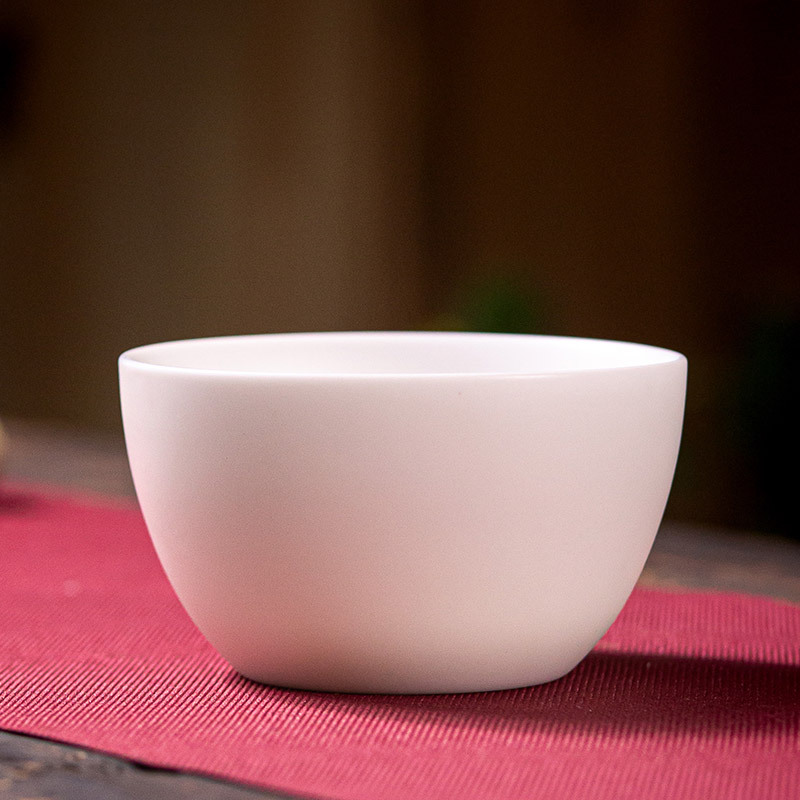 Ganador de gran cabra de jade de porcelana kung fu taza de té de cerámica maestro de esmalte de color taza de oro taza de té de inscripción de Dehua