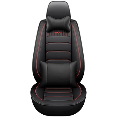 C- 15 full leather seven-seat, Modelə uyğun (Original) oturacaq örtükləri - cys-c-15-black-and-red-luxury-version-single-seat-11