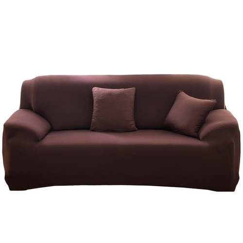 Pure Color Elastic Sofa Cover Universal Cover Full Cover Sofa Cover Sofa Pad Full Cover Single Double 3-4 Sofa Plain Color