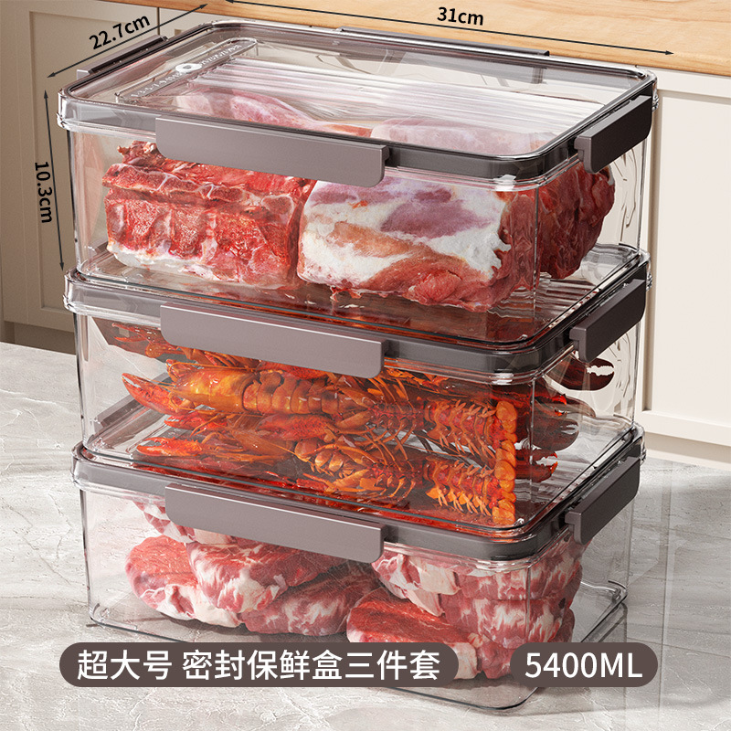 [3개입] 5400ml (식품등급재료/가열냉동/밀봉 및 신선도 유지)