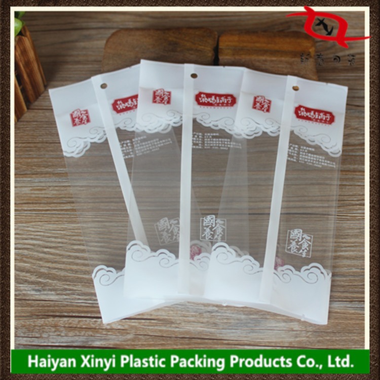 承接250g镂空开窗五谷杂粮袋 白色透明印刷半斤绿色农产品包装袋