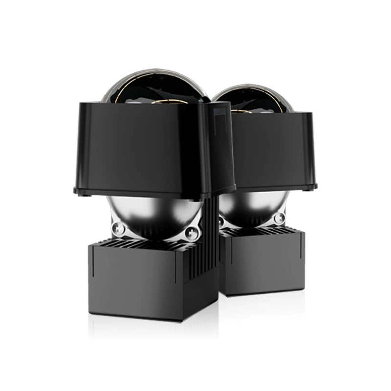 Трансграничная линзовая фара 1,5 дюйма матричная плоская линза дальний и ближний свет интегрированной автомобильной фары автомобильная светодиодная фара