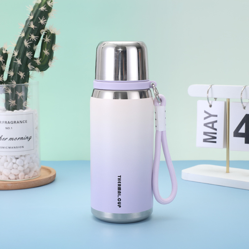 Nuevo automóvil portátil al aire libre taza de agua deportiva personalizada de alto valor 316 taza de aislamiento de acero inoxidable gran capacidad