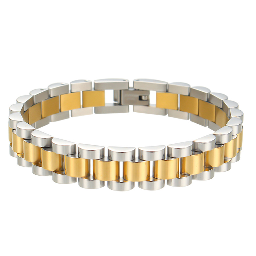 Lady Geometric Stainless Steel Bracelets Plating