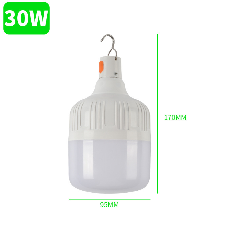 LED recargable Luz de bulbo puesto de mercado de noche de iluminación del hogar apagón luz de emergencia acampar al aire libre bombilla de iluminación