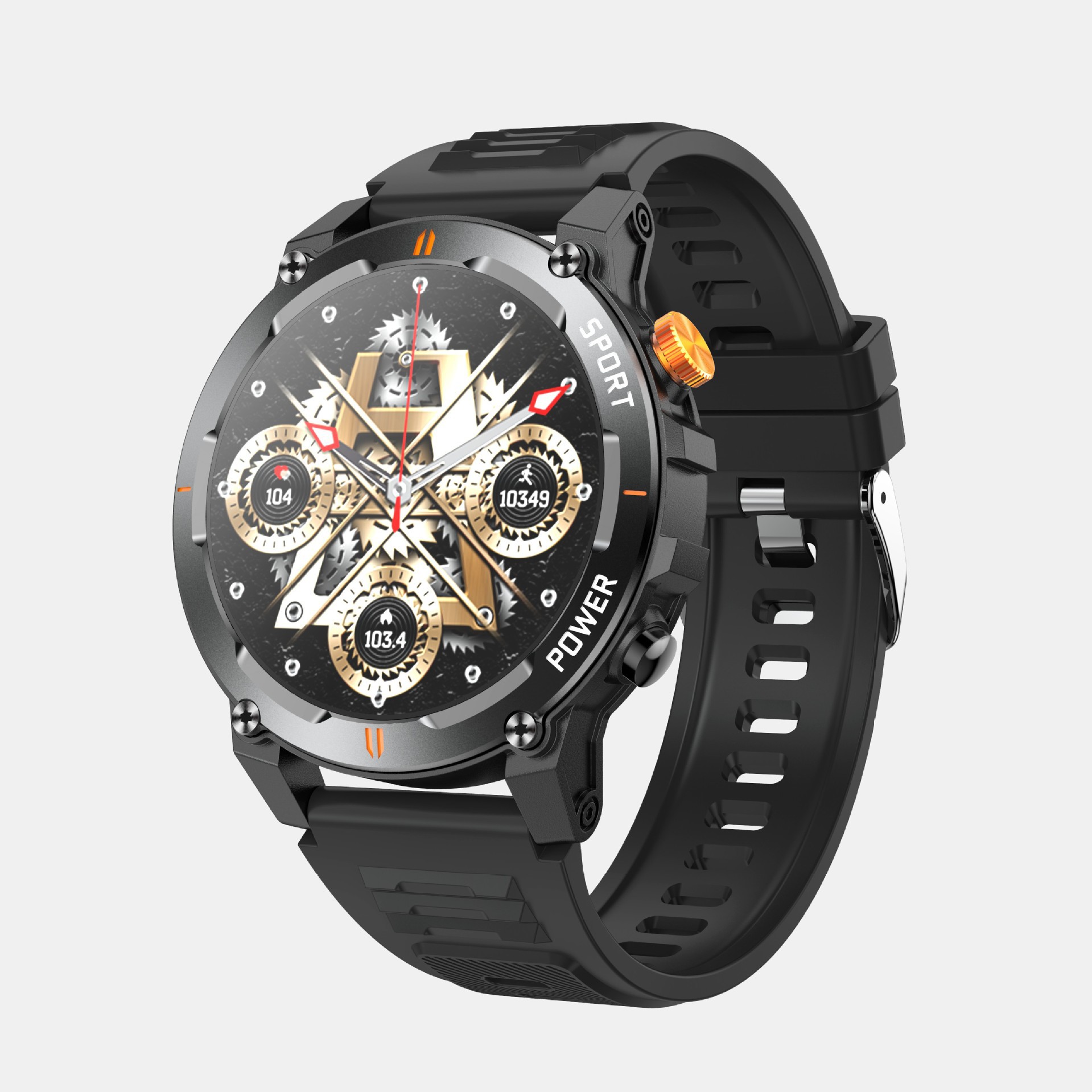 Nuevo reloj inteligente J300 transfronterizo 1.52 monitor de salud de pantalla grande de la frecuencia cardíaca deportiva linterna al aire libre