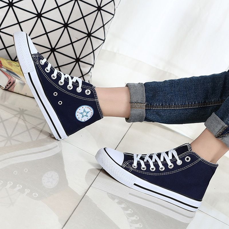 Otoño zapatos de lona bajos para hombres zapatos de skate para mujeres transpirables zapatos de skate de moda coreana Gran Bretaña versátil pareja de estudiantes clásicos