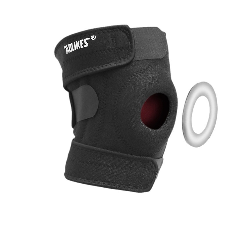 戸外騎行登山膝保護運動通気滑り止め四バネ耐摩耗運動膝保護具直販メーカー