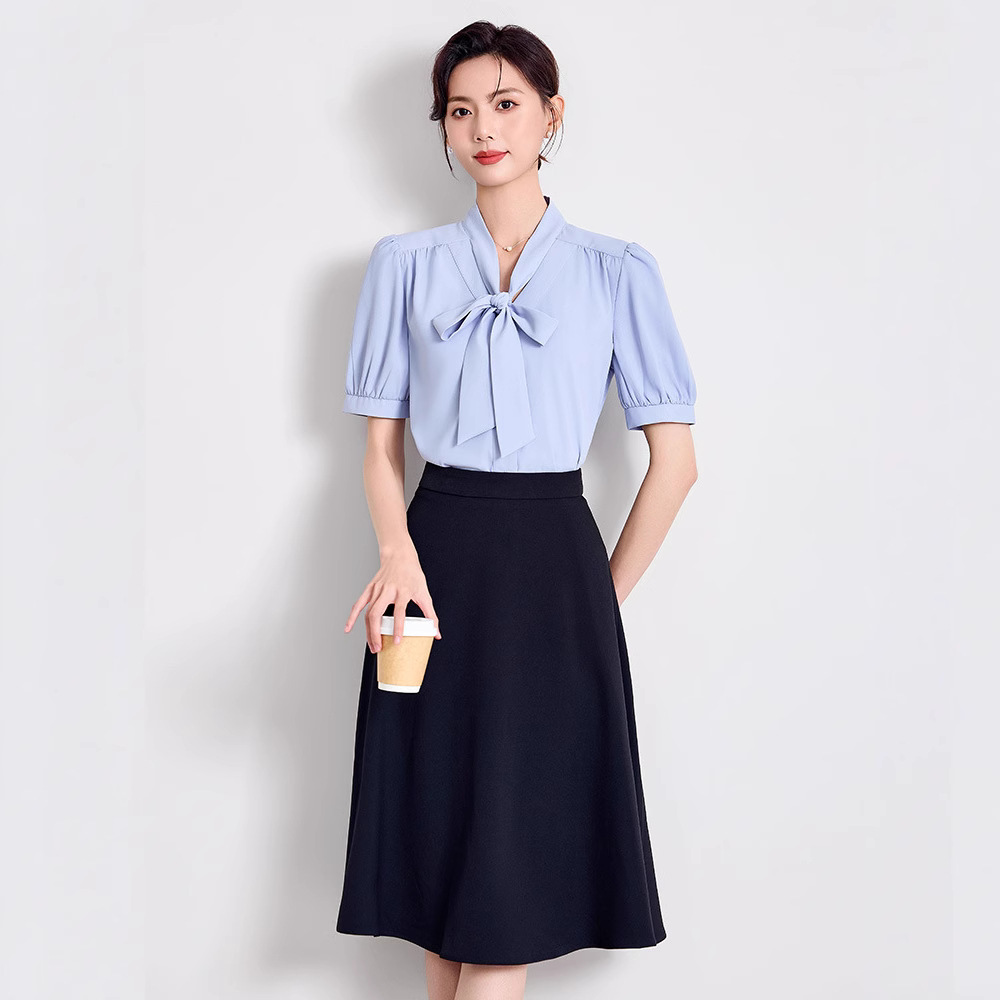 Shirt with bow