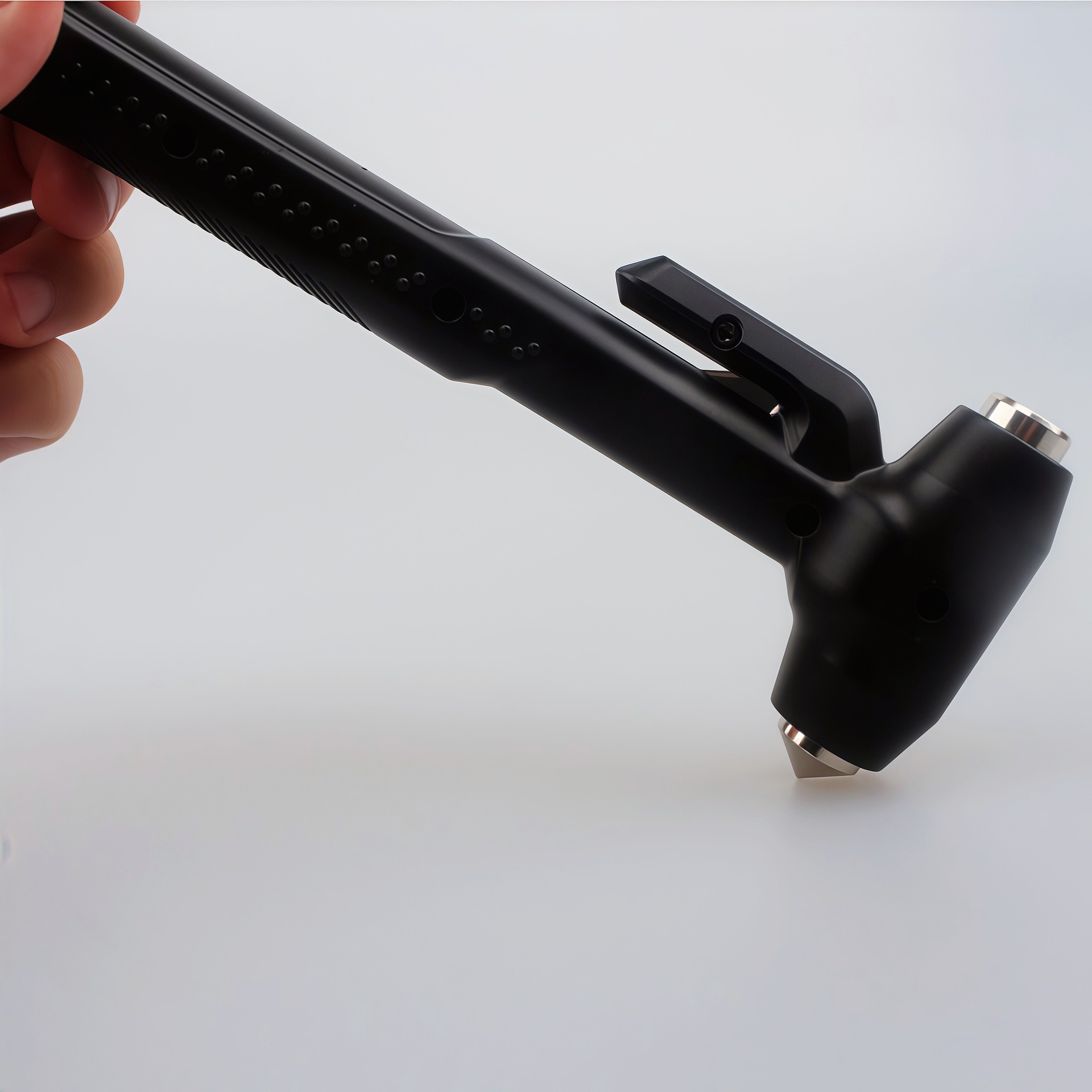 Car-Specific Escape Safety Hammer, Dual-Purpose Emergency Hammer for Breaking Windows and Cutting Seat Belts, with a Pointed and Flat Head