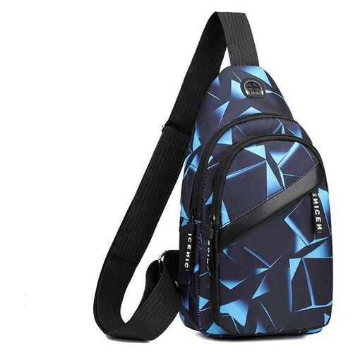 Men's Crossbody Bag Waist Bag Shoulder Bag with Multi-function for Travel and Daily Use, Casual and Business Style