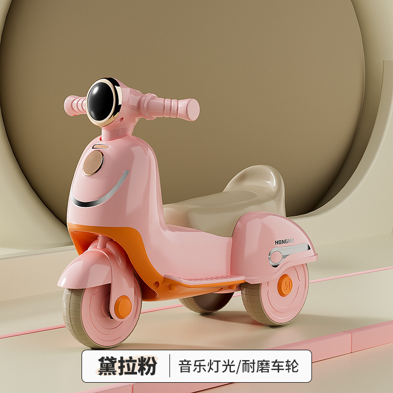 新型モクレン滑車は1 ~ 3歳で、子供の男の子と女の子の三輪のバランス車を押すことができます。|undefined