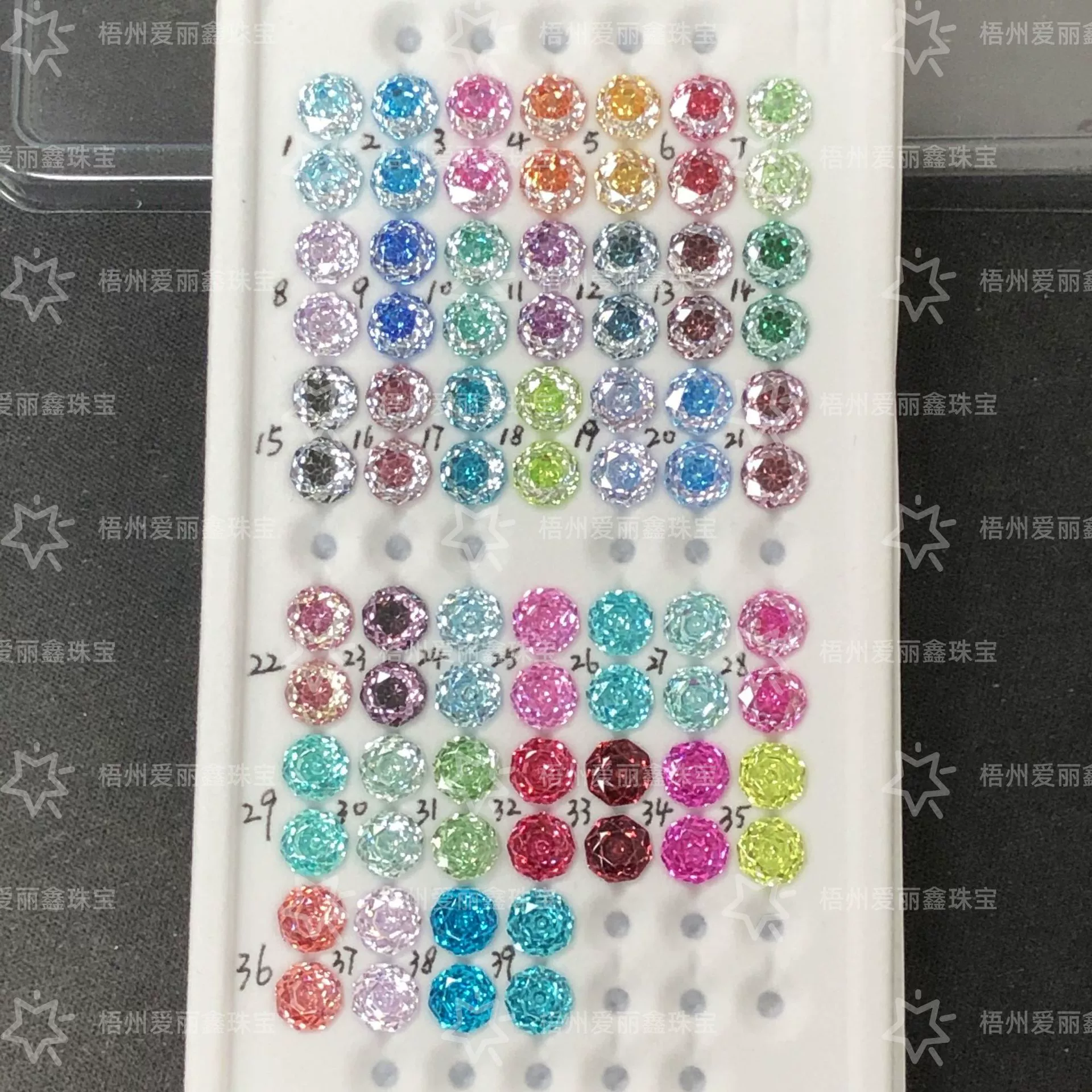 Высококачественный, популярный на интернете, горячо продаваемый циркон 5А, огранка «роза», 6 мм, восьмигранная, из материала «Учжоу»