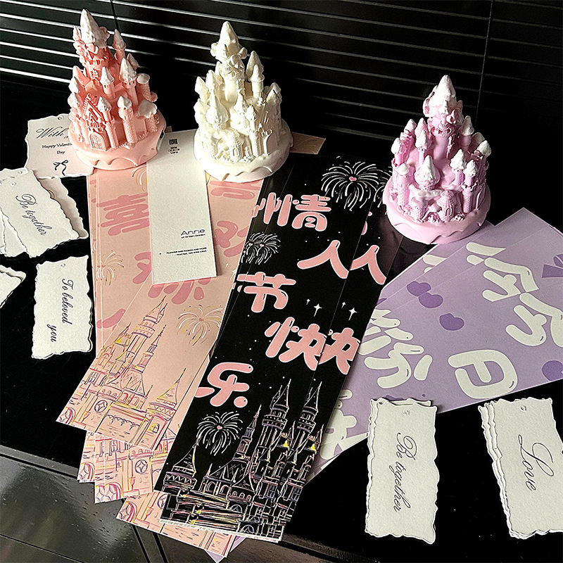 Feliz día de San Valentín flotante paquete de cintas accesorios abrazar barril decoración floral artesanal materiales de flores al por mayor