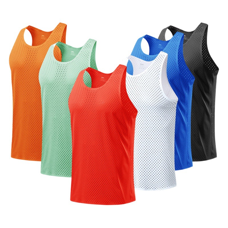 Marathon Running Quick-drying Vest Men's Sports Track and Field Cross-country Training Lightweight Wind Tunnel Vest Mesh Racing Vest