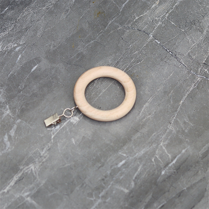 7CM 통나무 실버 클립