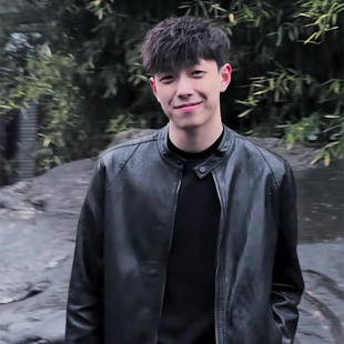 2024 Spring and Autumn Retro PU Soft Leather Men's Motorcycle Trendy Ruffian Handsome Casual Simple All-match Jacket Coat