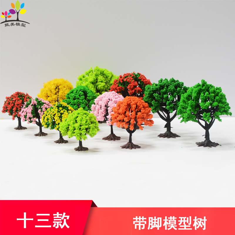 Architectural Sand Table Model Tree Micro Landscape Scene with Feet Small Tree Mini Handmade Finished Landscaping Environmental Art Shrub Flower Tree Architectural Sand Table Model Tree Micro Landscape Scene with Feet Small Tree Mini Handmade Finished Landscaping Environmental Art Shrub Flower Tree
