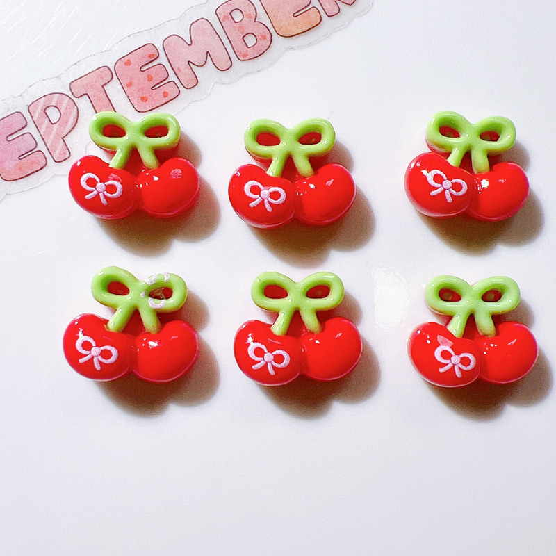 樹脂ジュエリーアクセサリー卸売 diy ヘアアクセサリークリーム接着剤携帯電話ケース衣類材料手作りミニチェリー|undefined