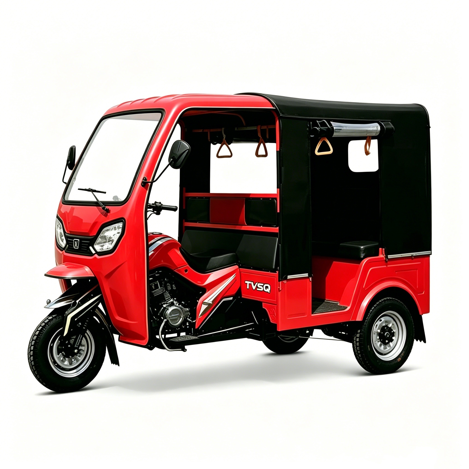 Powerful Fuel-Powered Tricycle for Cross-Border Direct Supply, Multi-Passenger Three-Wheeled Taxi, New Model for Commercial Passenger Transport in Southeast Asia