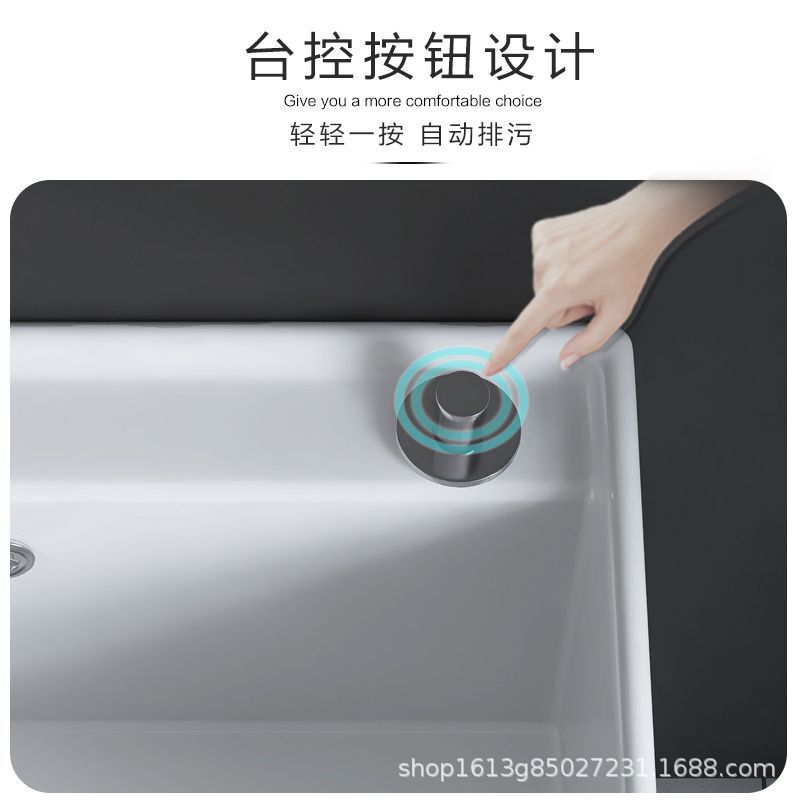 モップ池家庭用ベランダトイレ洗濯モップ池陶磁器床置き式屋外モップ池溝モップ盆トランペット|undefined