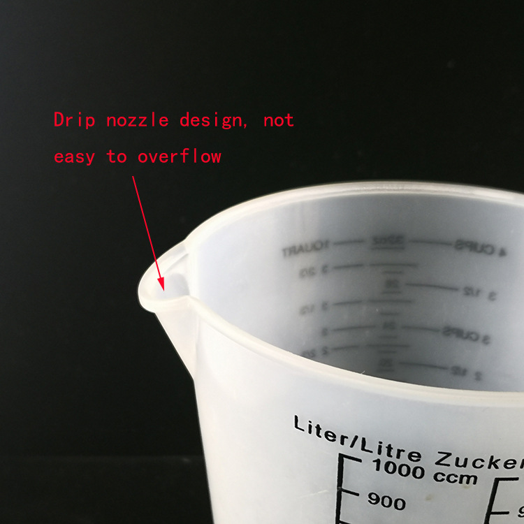 塑料量杯家用化工量杯化工厨房家用容器塑料杯量具义乌百货