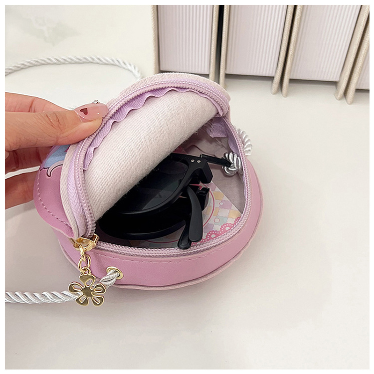 New children's crossbody bag, cartoon and cute eggshell bag, kindergarten baby, student backpack, girls' small schoolbag undefined