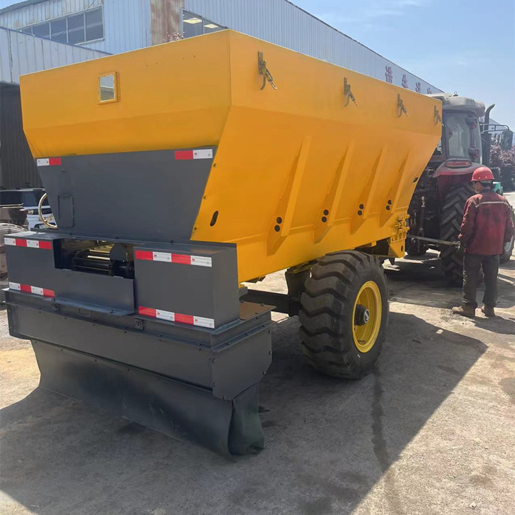 水泥粉料撒布车 机械式白灰撒布机 撒灰量可控制