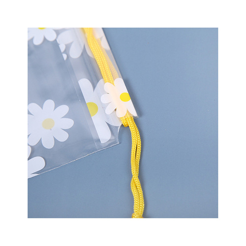 Daisy bunch pocket travel portable drawstring bag clothing packaging bag underwear underwear shoe plastic storage bag