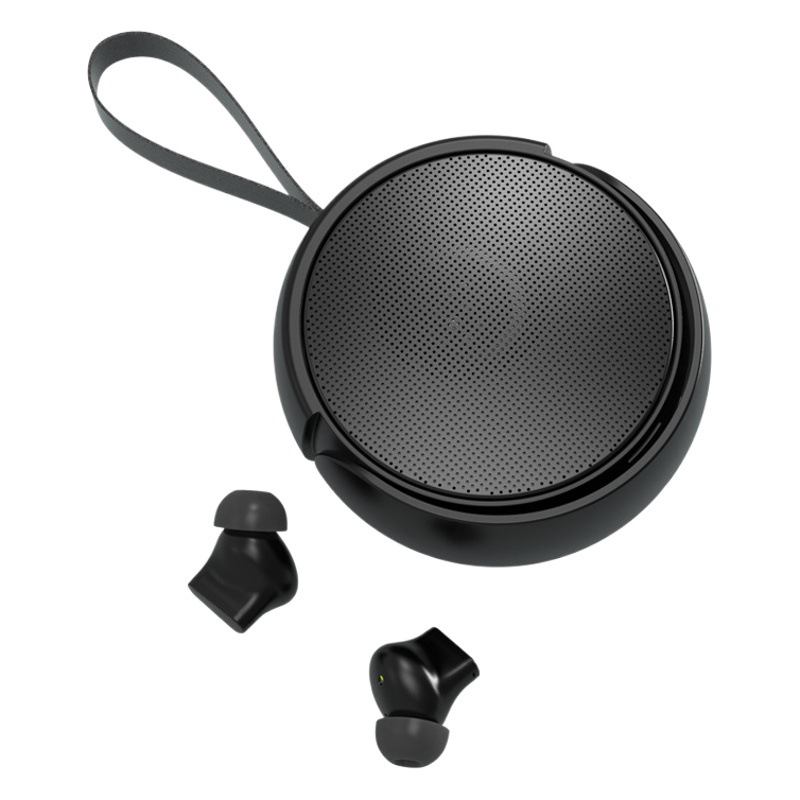 Altavoz de auriculares bluetooth dos en uno TWS audio inalámbrico al aire libre multifuncional empresa creativa personalización de regalos al por mayor