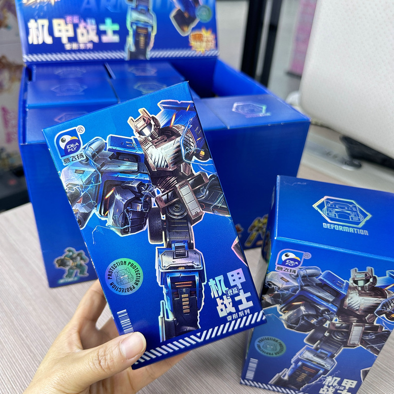 Simulation Transforming Robot Warrior King Kong Blind Box Toy for Little Boys, Children's Toy, Tutoring Class Gift, Student Park Stall