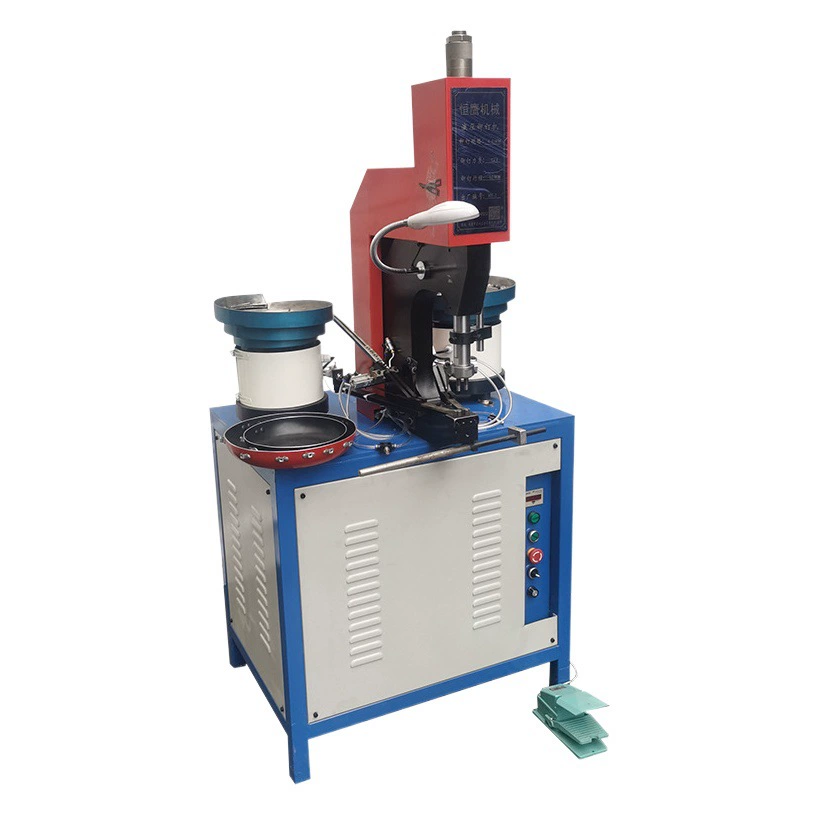 Автоматическая двойная клепальная машина аппаратная заготовка Автоматическая Доставка гвоздей оборудование шлем Подарочная коробка твердая клепальная машина