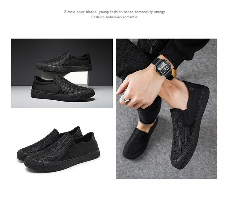 Zapatos De Hombre Nuevos Zapatos De Primavera Y Verano Para Hombres, Zapatillas De Deporte Sin Cordones Informales Que Combinan Con Todo, Comercio Exterior Transfronterizo_voghion.com