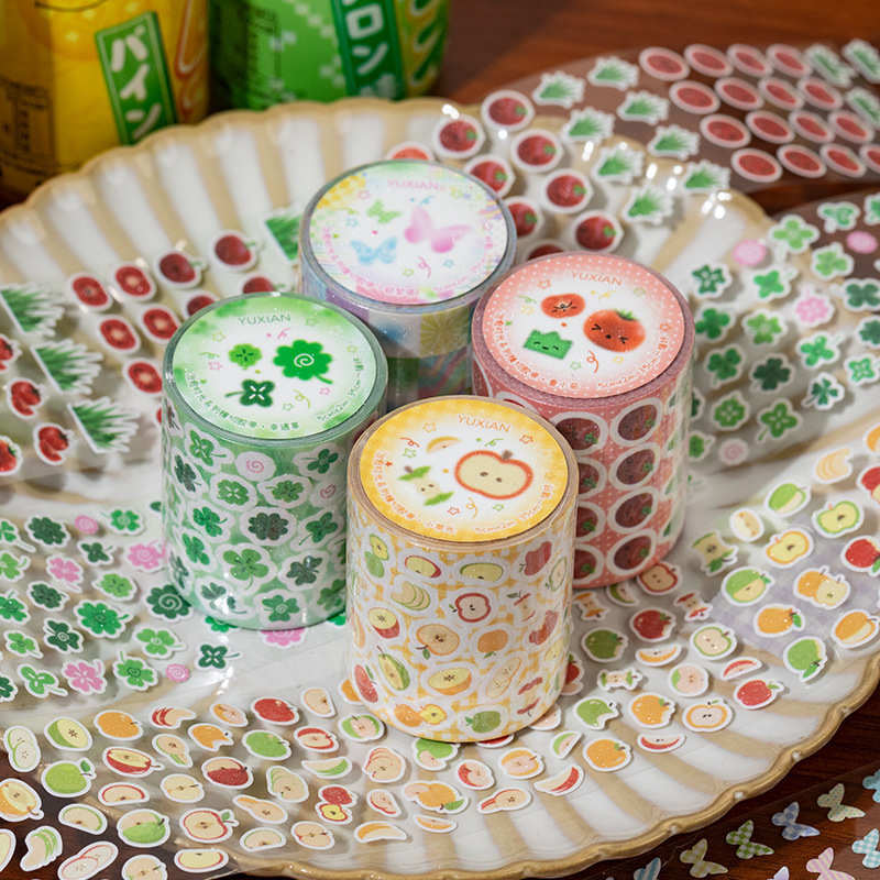 Cinta troquelada de ocio para curar la serie Time