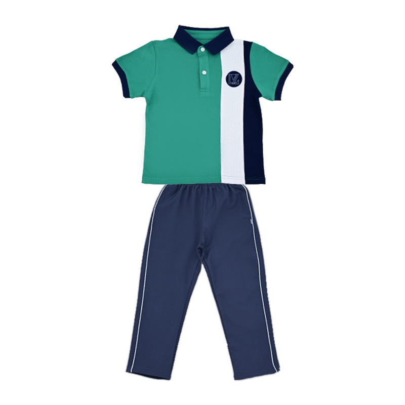 瀾洋貝服飾小学生半袖クラス服夏高校学生制服夏服セット先生綿bt61|undefined