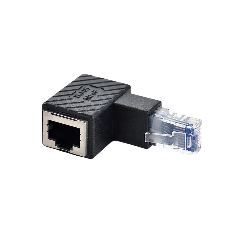 Сетевой кабель RJ45 удлинитель разворотный 90 градусов кабель RJ45 для широкополосного подключения, публичное удлинение соединения, штекер